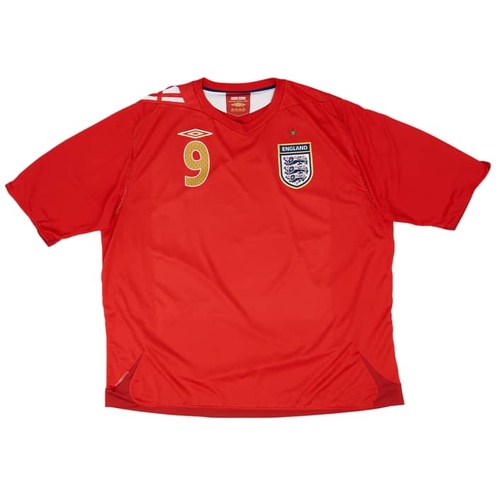 2006-08 England Away Shirt Rooney #9 - 7/10 - (3XL)