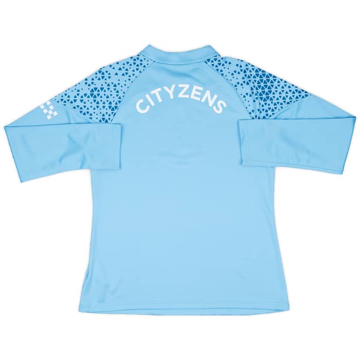 2023-24 Manchester City Women's Player Issue 1/4 Zip Training Top - 9/10