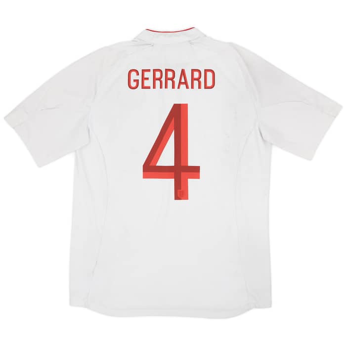 2012-13 England Home Shirt Gerrard #4 - 5/10 - (L)