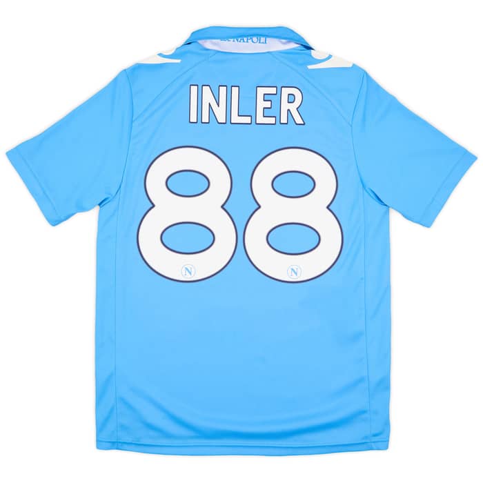 2011-12 Napoli Home Shirt Inler #88 - 8/10 - (M)