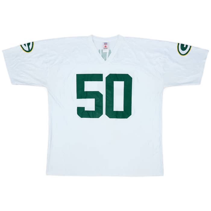 2007 Green Bay Packers Hawk #50 NFL Replica Away Jersey - 8/10 - (XXL)