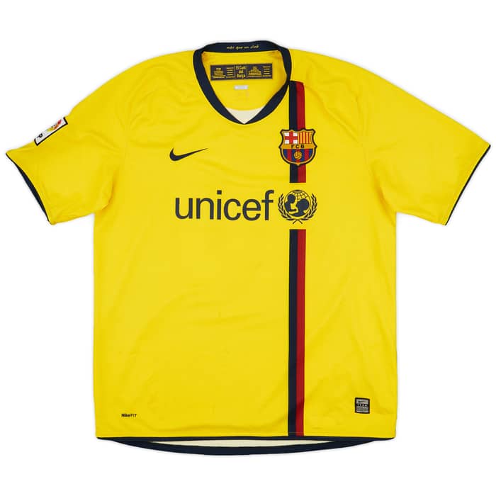 2008-10 Barcelona Away Shirt Messi #10 - 6/10 - (L)