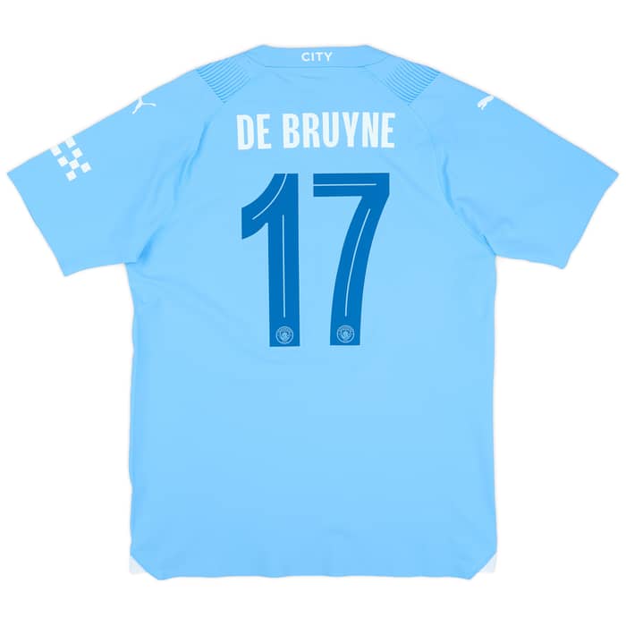 2023-24 Manchester City Player Issue Home European Shirt De Bruyne #17