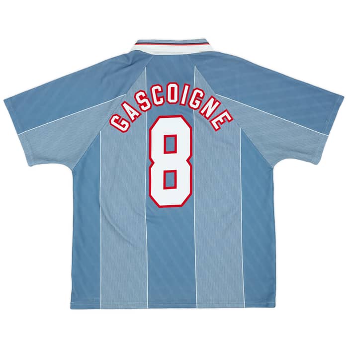 1996-97 England Away Shirt Gascoigne #8 - 8/10 - (XL)