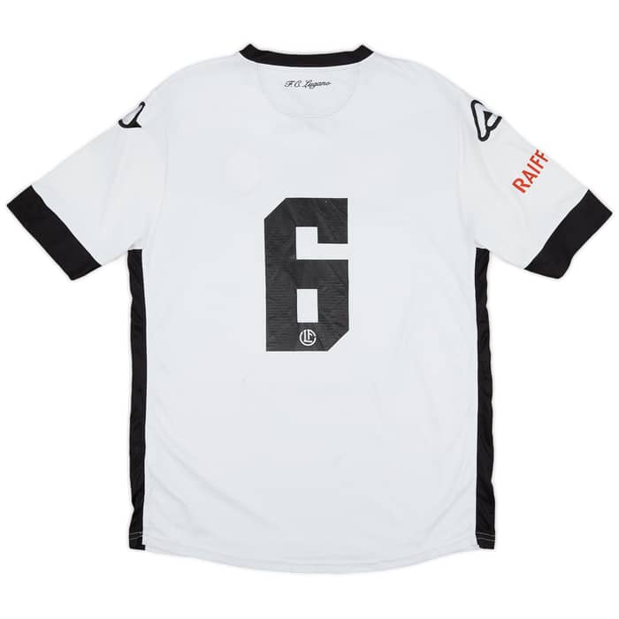 2018-19 Lugano Away Shirt #6 - 6/10 - (L)