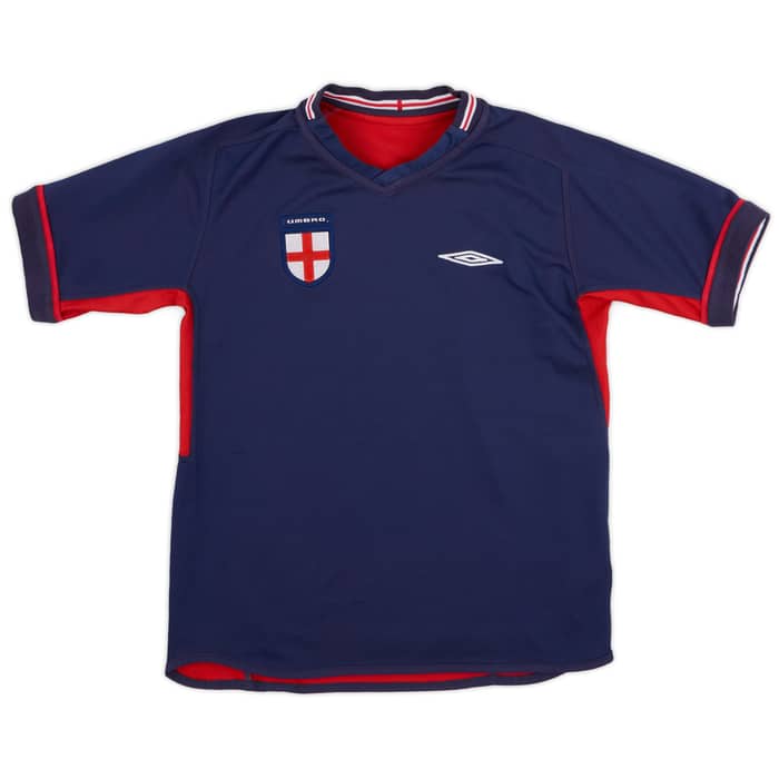 2002-04 England Away Shirt - 8/10 - (S.Boys)