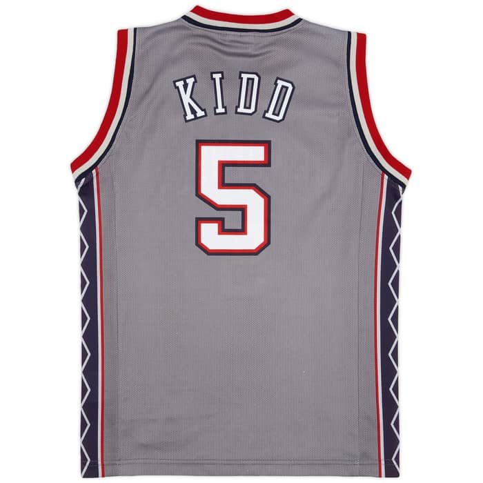 2001-05 New Jersey Nets Kidd #5 Champion Alternate Jersey - 9/10 - (L.Boys)