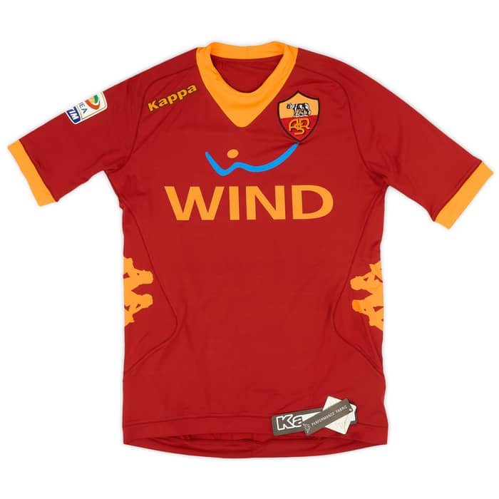 2011-12 Roma Home Shirt De Rossi #16 (S)