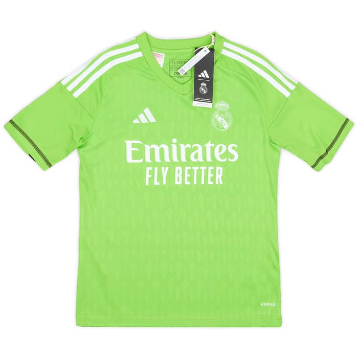 2023-24 Real Madrid GK Home Shirt Courtois #1