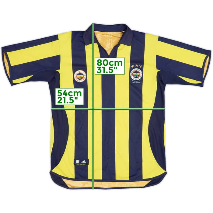 Camiseta Centenario de local/visitante del Fenerbahce 2006-07 - 5/10 - (XL)