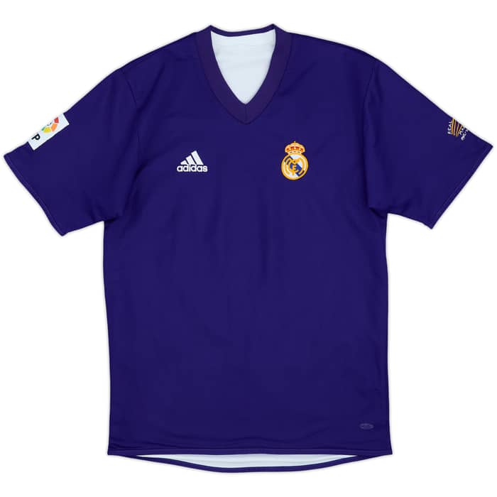 Camiseta de la tercera equipación del Real Madrid 2001 Raul #7 - 8/10 - (S)