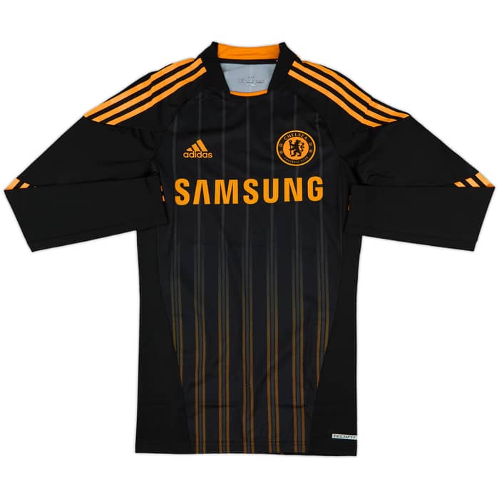 2010-11 Chelsea Player Issue Techfit Away L/S Shirt Drogba #11 - 9/10 - (S)