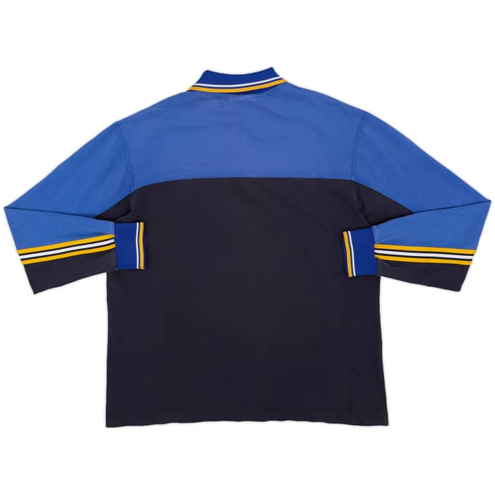 1998-99 Parma Lotto 1/4 Zip L/S Polo Shirt - 7/10 - (L)