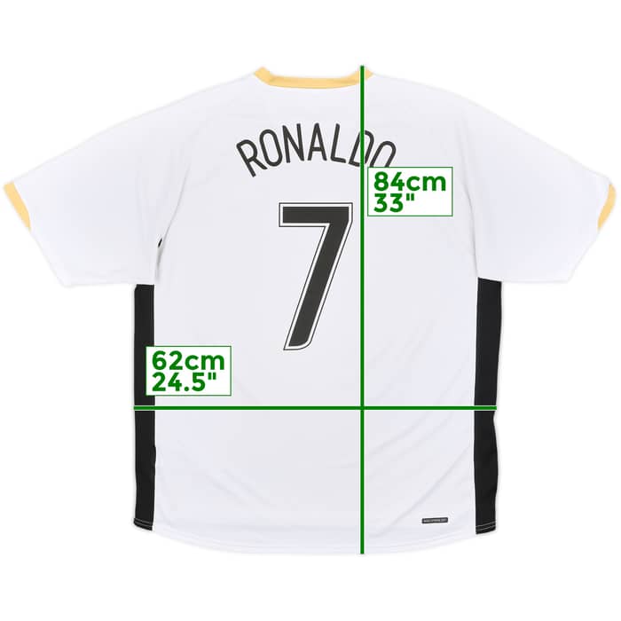 2006-08 Manchester United Away Shirt Ronaldo #7 - 7/10 - (XXL)
