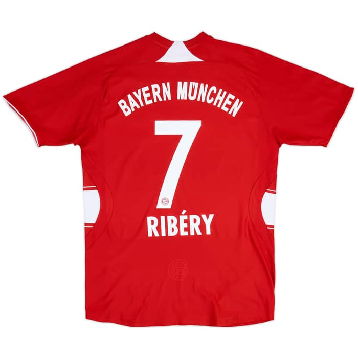 2007-08 Bayern Munich Home Shirt Ribery #7 - 7/10 - (XL.Boys)