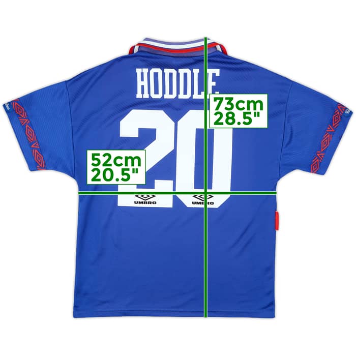 1994-95 Chelsea Home Shirt Hoddle #20 - 6/10 - (M)