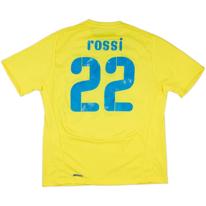 2008-09 Villarreal Signed Home Shirt Rossi #22 - 5/10 - (L)