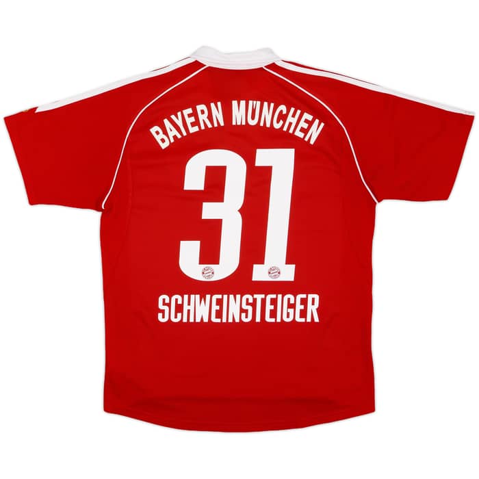 2005-06 Bayern Munich Home Shirt Schweinsteiger #31 - 8/10 - (XL.Boys)