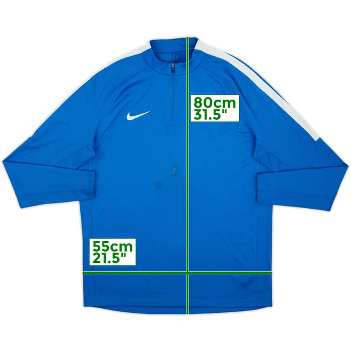 2017-18 Hellas Verona Nike 1/4 Zip Training Shirt - 5/10 - (XL)