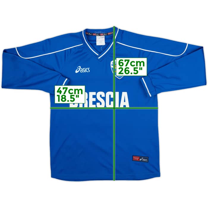 2006-07 Brescia Asics Training L/S Shirt - 9/10 - (XL.Boys)