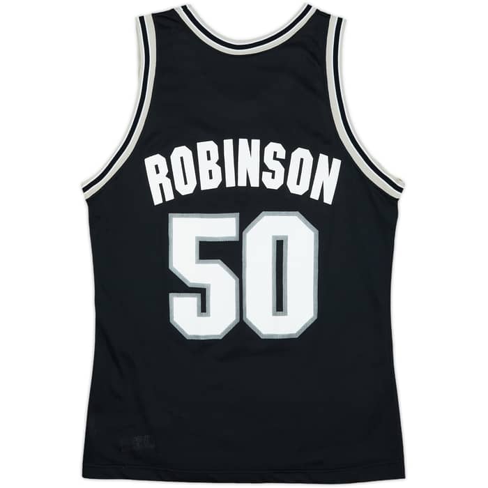 1991-95 San Antonio Spurs Robinson #50 Champion Away Jersey - 9/10 - (M)