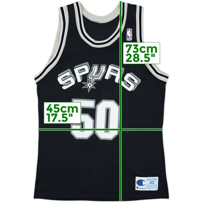 1991-95 San Antonio Spurs Robinson #50 Champion Away Jersey - 9/10 - (M)
