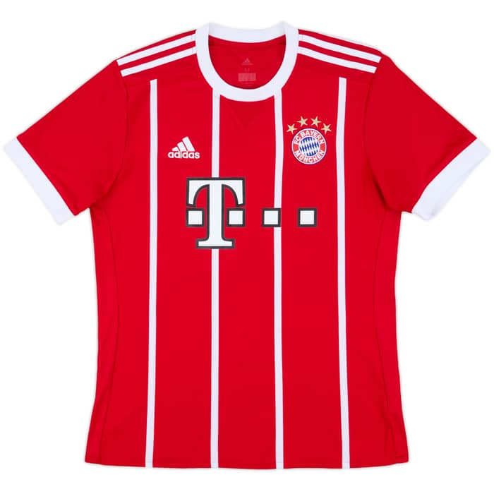 2017-18 Bayern Munich Home Shirt Lewandowski #9 - 7/10 - (M)