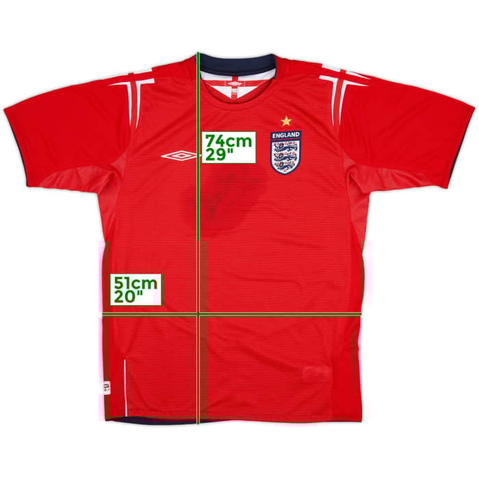 2004-06 England Away Shirt - 4/10 - (M)