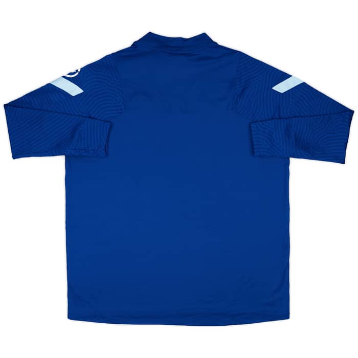 2021 Chelsea Staff Issue FA Cup Final 1/2 Zip Drill Top