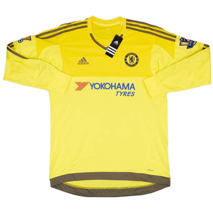 2015-16 Chelsea Match Issue Signed GK Shirt Begovic #1