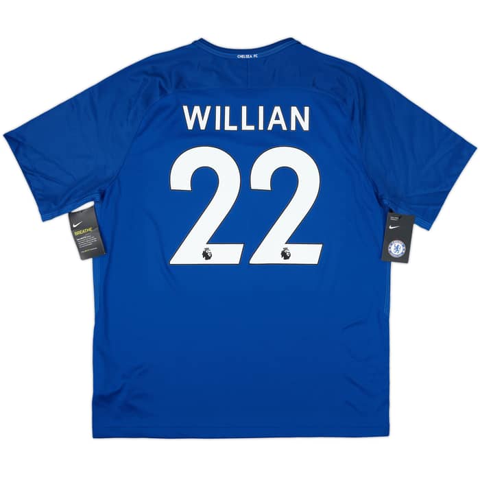 2017-18 Chelsea Home Shirt Willian #22 (XL)