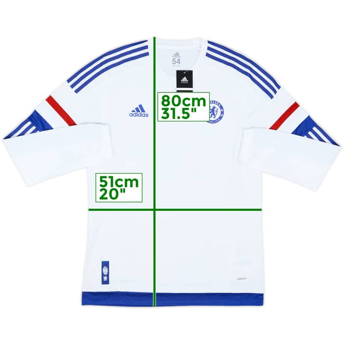 2015-16 Chelsea Player Issue Prototype Away L/S Shirt Hazard #10 (M/L)