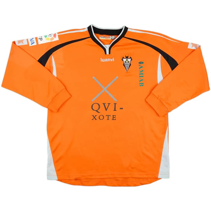 2007-08 Albacete Match Issue GK Shirt J. Lopez #13