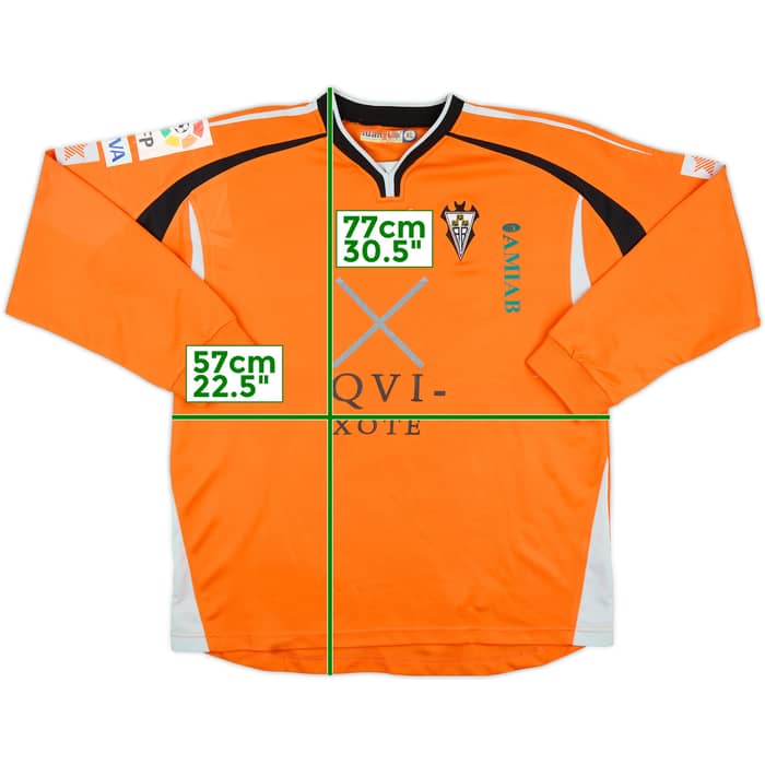 2007-08 Albacete Match Issue GK Shirt J. Lopez #13