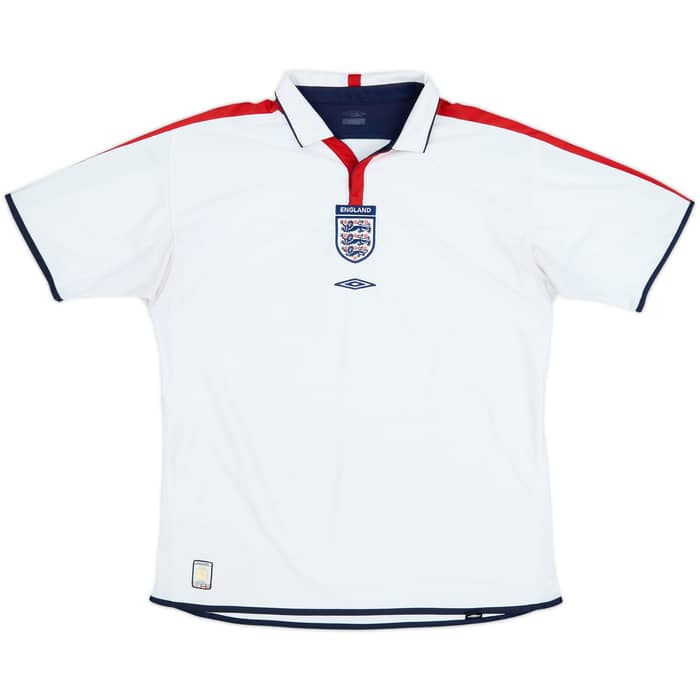 2003-05 England Home Shirt - 5/10 - (XL)