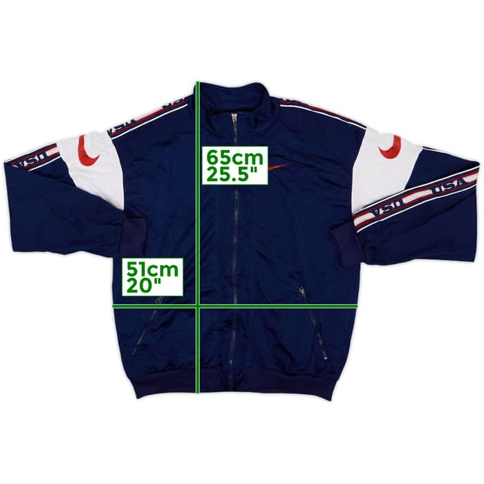 1996-98 USA Nike Track Jacket - 7/10 - (XL.Boys)