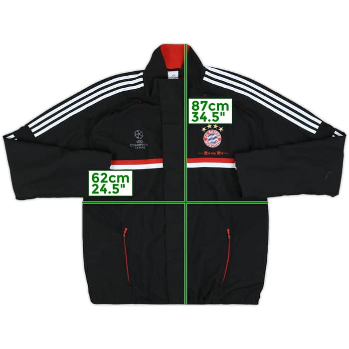 2011-12 Bayern Munich adidas CL Hooded Rain Jacket - 6/10 - (XXL)