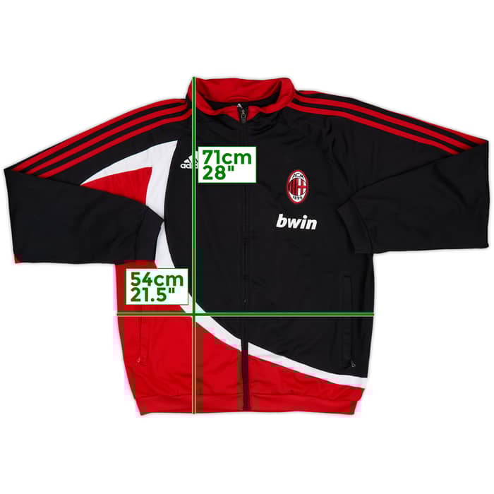 2007-08 AC Milan adidas Track Jacket - 8/10 - (S)