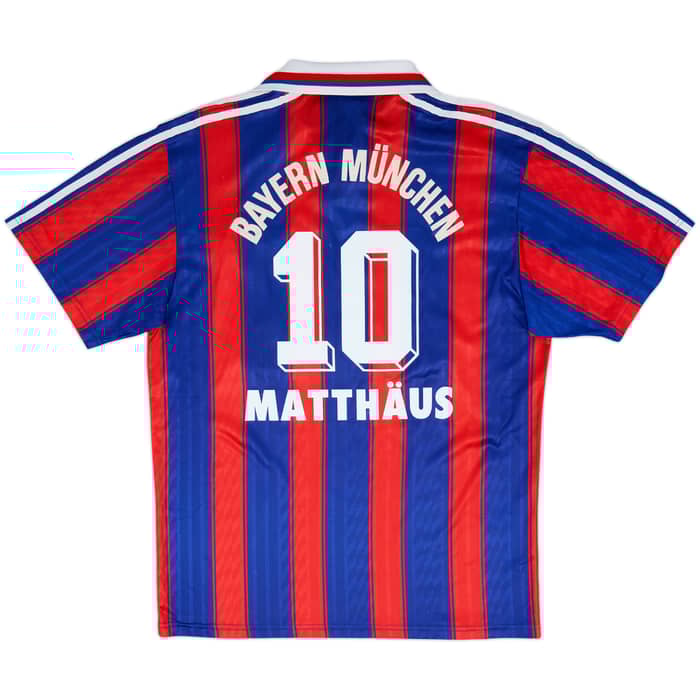 1995-97 Bayern Munich Home Shirt & Shorts Matthaus #10 - 6/10 - (M)