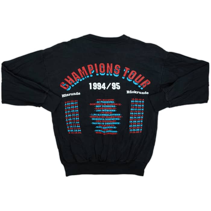 1994-95 Bayern Munich 'Champions Tour' Graphic Sweat Top - 8/10 - (S)