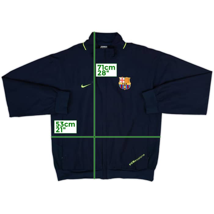 2007-08 Barcelona Nike Track Jacket - 8/10 - (M)