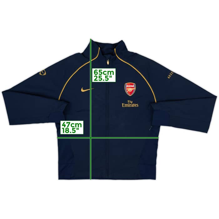 2007-08 Arsenal Nike Track Jacket - 8/10 - (L.Boys)