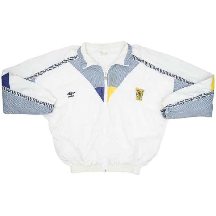 1990-92 Scotland Umbro Track Jacket - 8/10 - (L)
