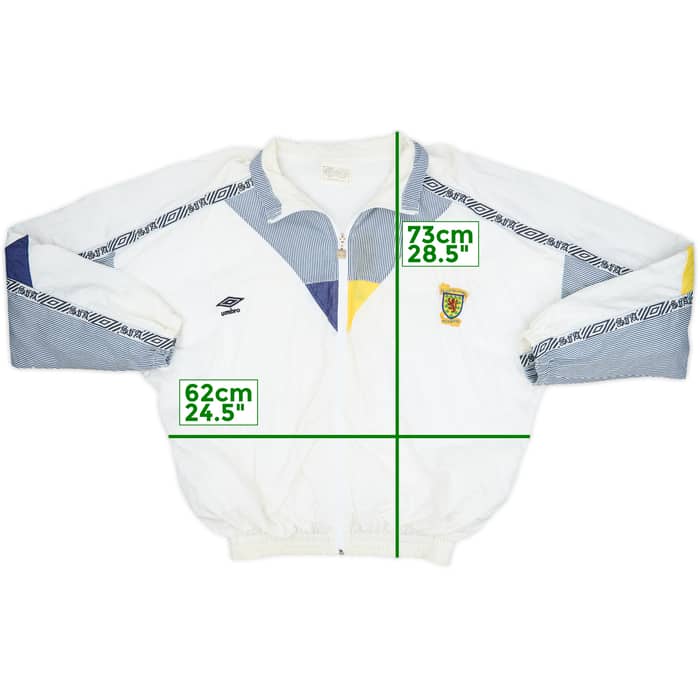 1990-92 Scotland Umbro Track Jacket - 8/10 - (L)