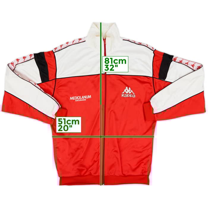 1988-90 AC Milan Kappa Track Jacket - 7/10 - (L)