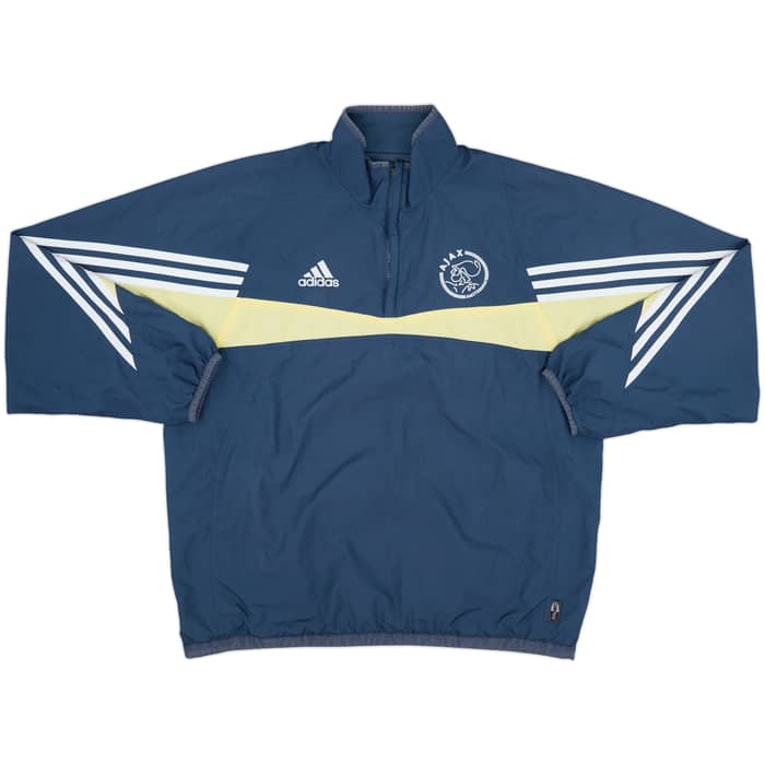 2003-04 Ajax adidas 1/4 Zip Reversible Drill Top - 8/10 - (M/L)