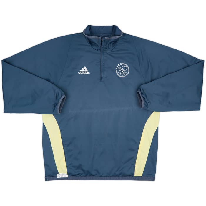 2003-04 Ajax adidas 1/4 Zip Reversible Drill Top - 8/10 - (M/L)