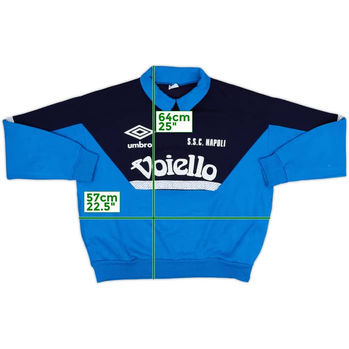 1991-93 Napoli Umbro Sweat Top - 8/10 - (M)