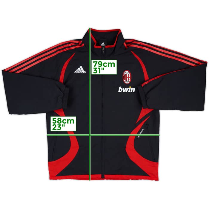 2006-07 AC Milan adidas Track Jacket - 8/10 - (M/L)