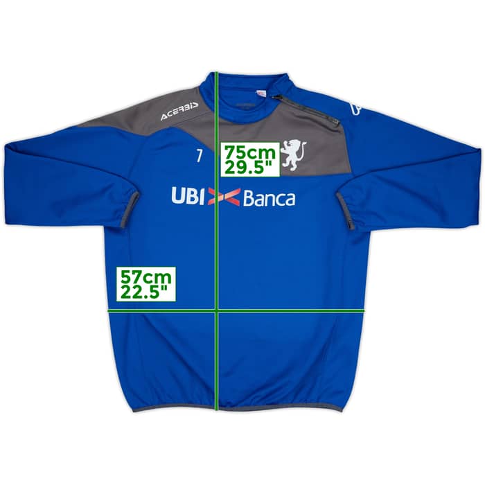 2017-18 Brescia Acerbis Player Issue 1/4 Zip Drill Top #7 - 8/10 - (XL)